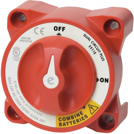 Coupe-batterie Blue Sea Systems e-Series double.