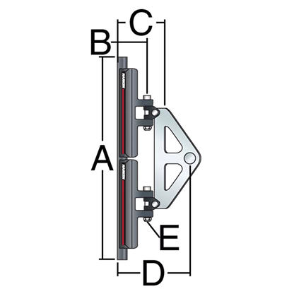 Chariot têtière Harken système B