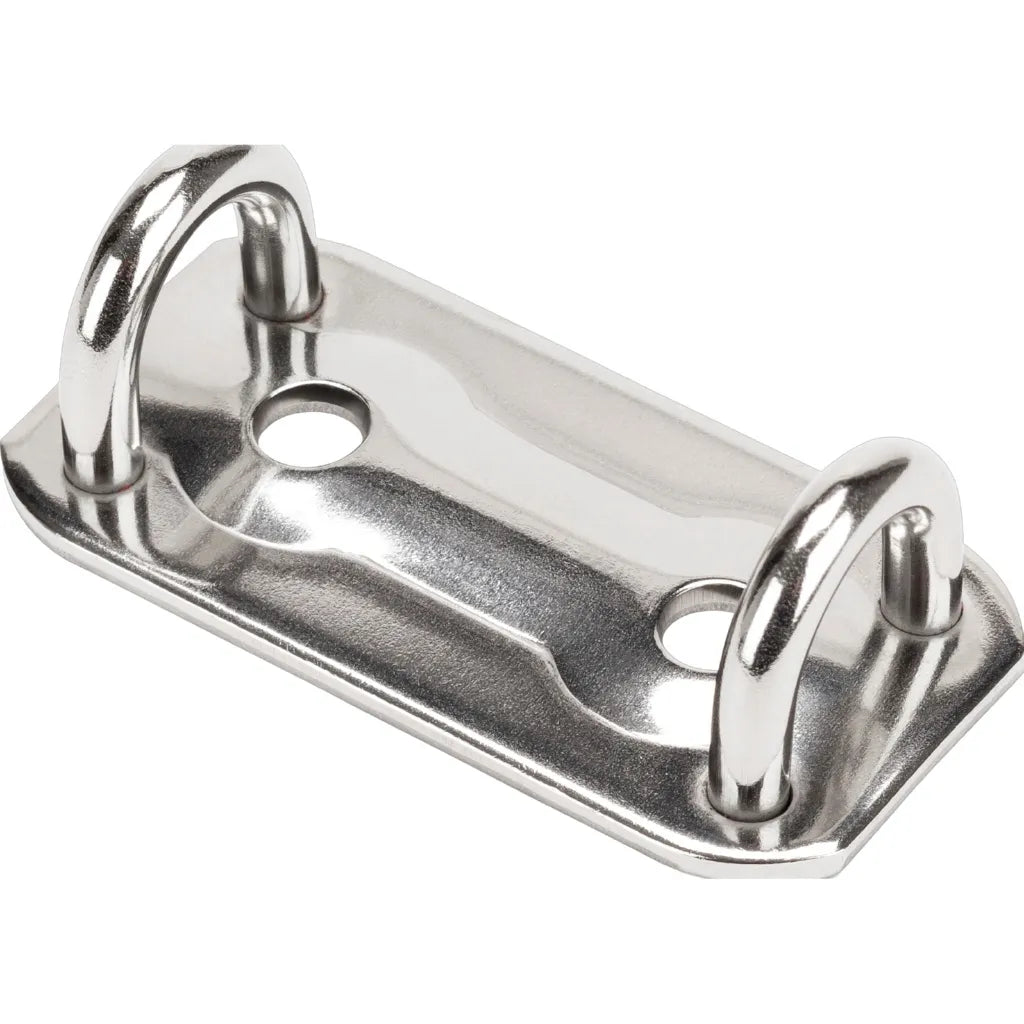 Embase pont inox Allen A5850 double ancrage Laser ILCA dériveur nautique.