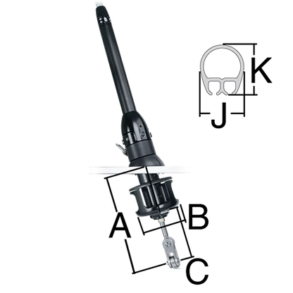 Harken MKIV Unit 3 sous pont enrouleur voiles