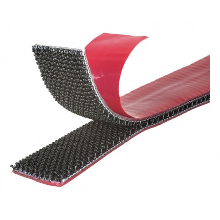 Fermeture VELCRO® ALFA-LOK® autocollante noire
