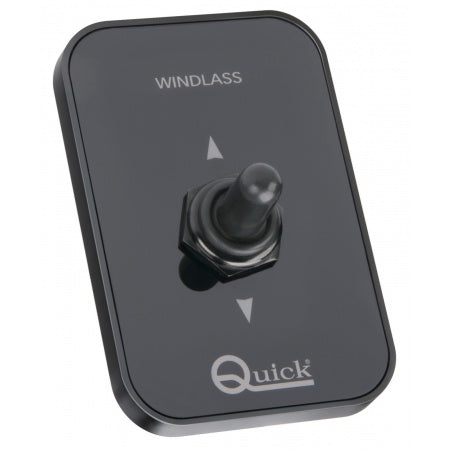 interrupteur guindeau Quick bateau commande tableau bord noir marin durable