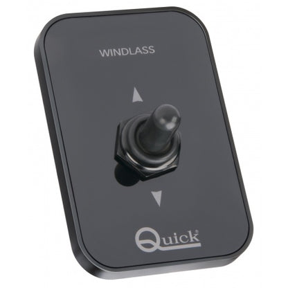 interrupteur guindeau Quick bateau commande tableau bord noir marin durable