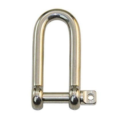 Manille PETERSEN droite longue inox 316 forgée marine.