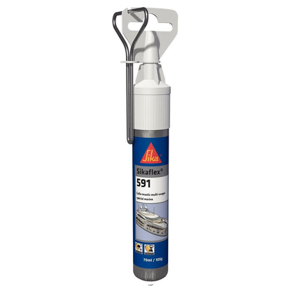 Mastic-colle marin multifonction Sikaflex 591 70ml blanc