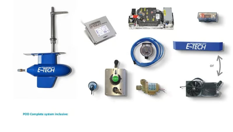 Moteur pod rotatif E-Tech 15 POD 72VDC