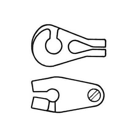 Mousqueton à piston plastique noir blanc Allen Brothers voile