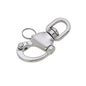 Mousqueton émerillon inox Viadana 29.36 AISI 316 marine.