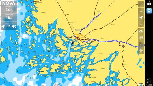 Écran multifonction tactile NOVA10 GPS Bluetooth marine