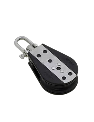 Poulie Viadana simple 76 mm manille robuste