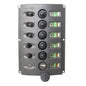 panneau interrupteurs 5 circuits USB étanche