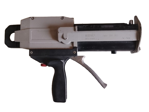 Pistolet colle MixPac DM200 bi composant 200 ml hi macs transformateur résine de synthèse