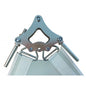 Point fixation voile d'ombrage Blue Wave.