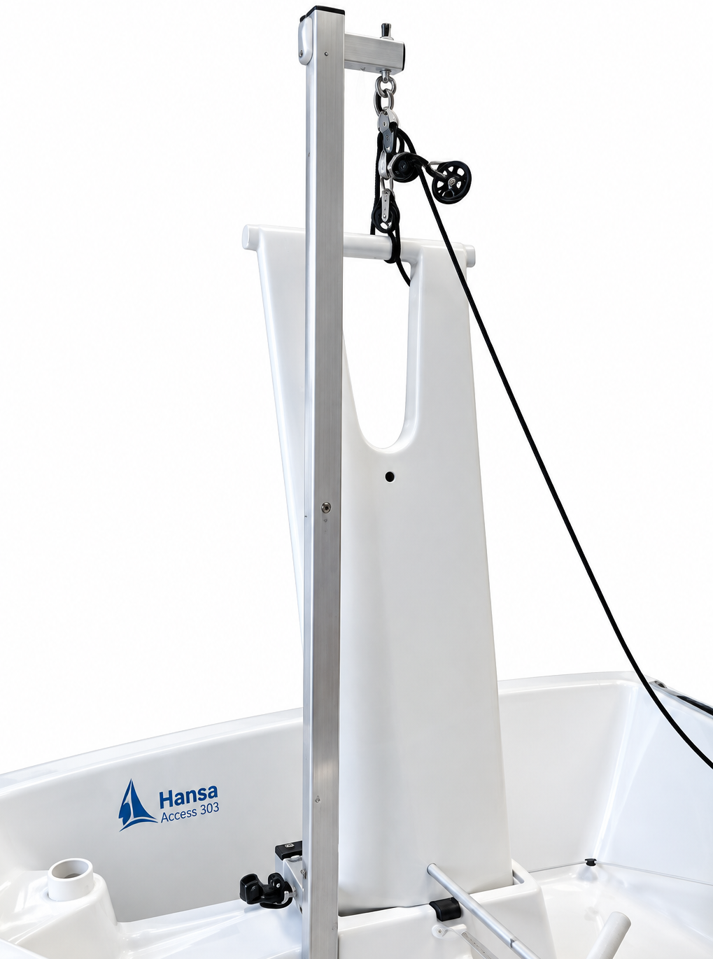 Potence aluminium Nénuphar relevage dérive Hansa Access 303 référence 3169.