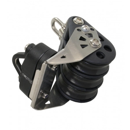 Poulie triple pivot taquet coinceur KEVLAR Cruiser CAMCLEAT 54 mm 63 mm 0 mm 