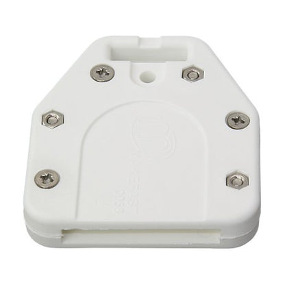 Protection plastique fourreau latte avec vis inox.