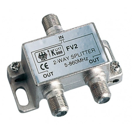 Répartiteur 2 voies GLOMEX V9147 – splitter TV/FM pour antennes DVB-T2