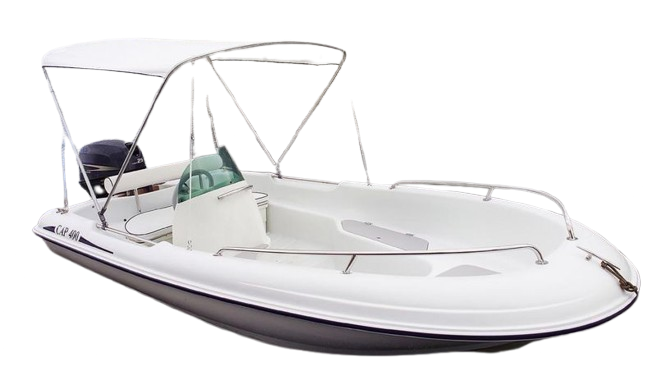 Rigiflex Cap 400 bateau de plaisance plastique PU pas cher balade famille