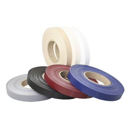 Rouleau bande finition PVC PORT 20 mm double face blanc noir rouge.