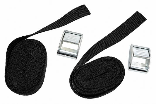 Set de sangles fixation 25x2300mm boucle Inox