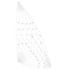 Spi asymétrique Dart 16 tri-radial compatible fabriqué en France.