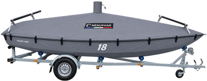 Taud dessus deriveur 490 Nenuphar 20269 polyester ripstop dyed PU