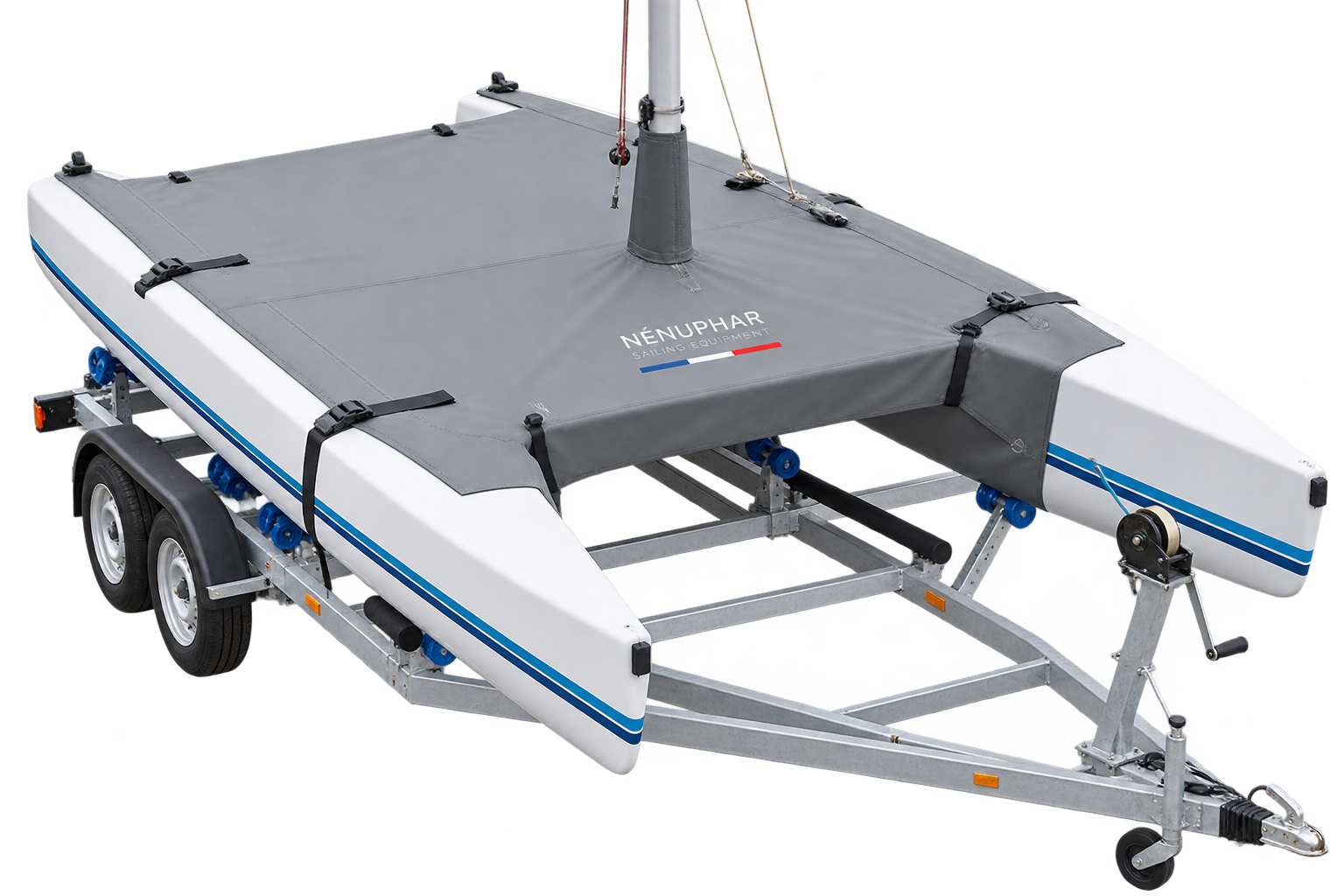 Taud parking plateforme catamaran Spitfire Sirena Nenuphar 30230 ripstop 600D