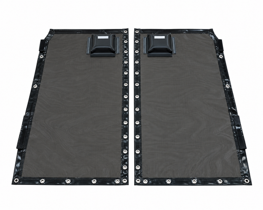 Trampoline compatible catamaran Stamped mesh 2 parties Nenuphar 30155MESH_2P