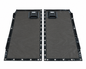 Trampoline compatible catamaran Stamped mesh 2 parties Nenuphar 30155MESH_2P