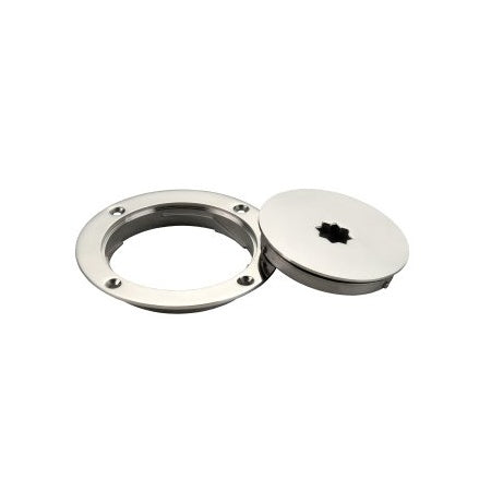 Trappe de visite ouverture octogonale en Inox 102 mm étanchéifier son bateau