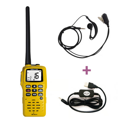 VHF marine Navicom RT411+ Pack étanche flottante 6W écran LCD.