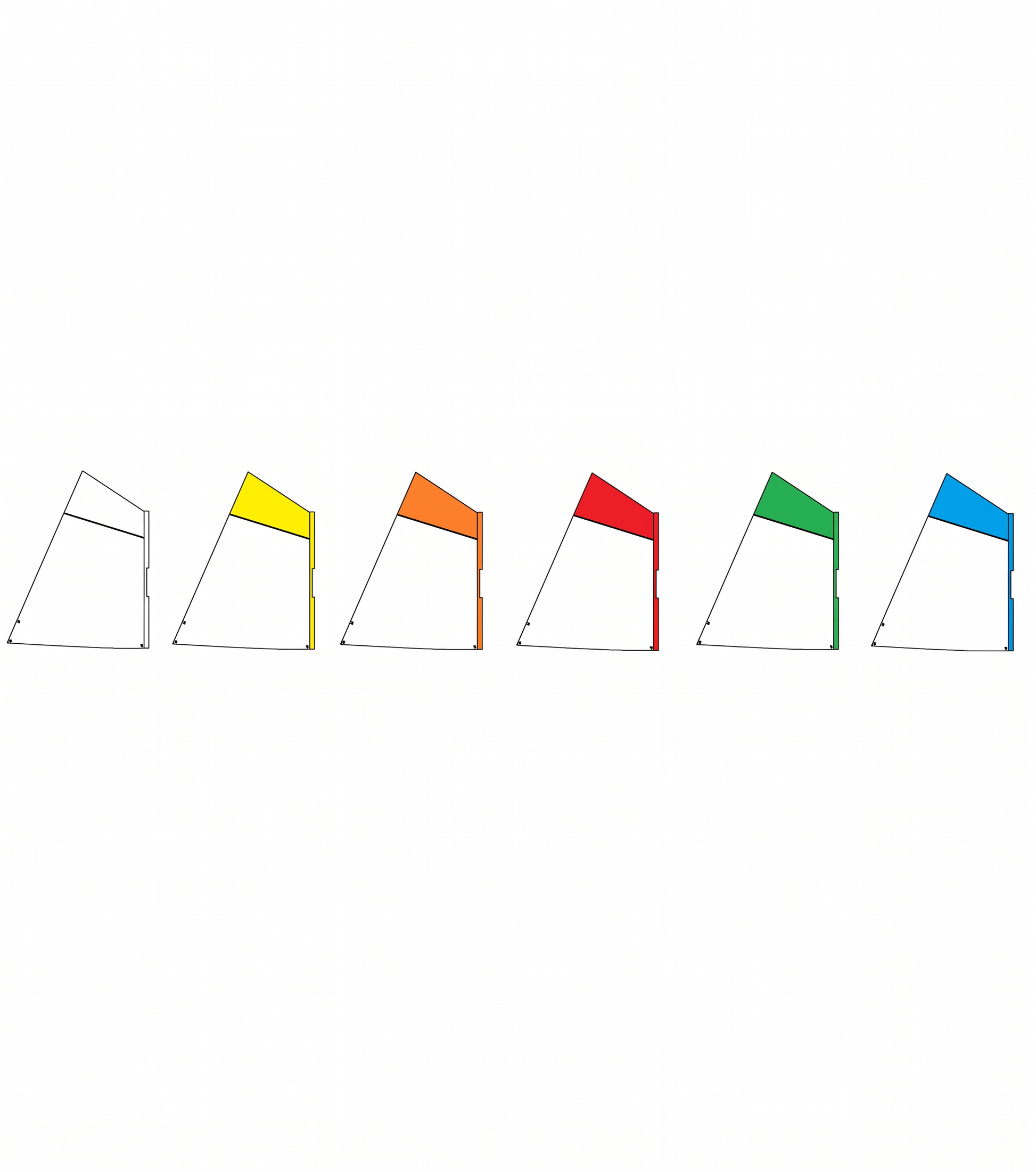 Voile Optimist fourreau Dacron 170g