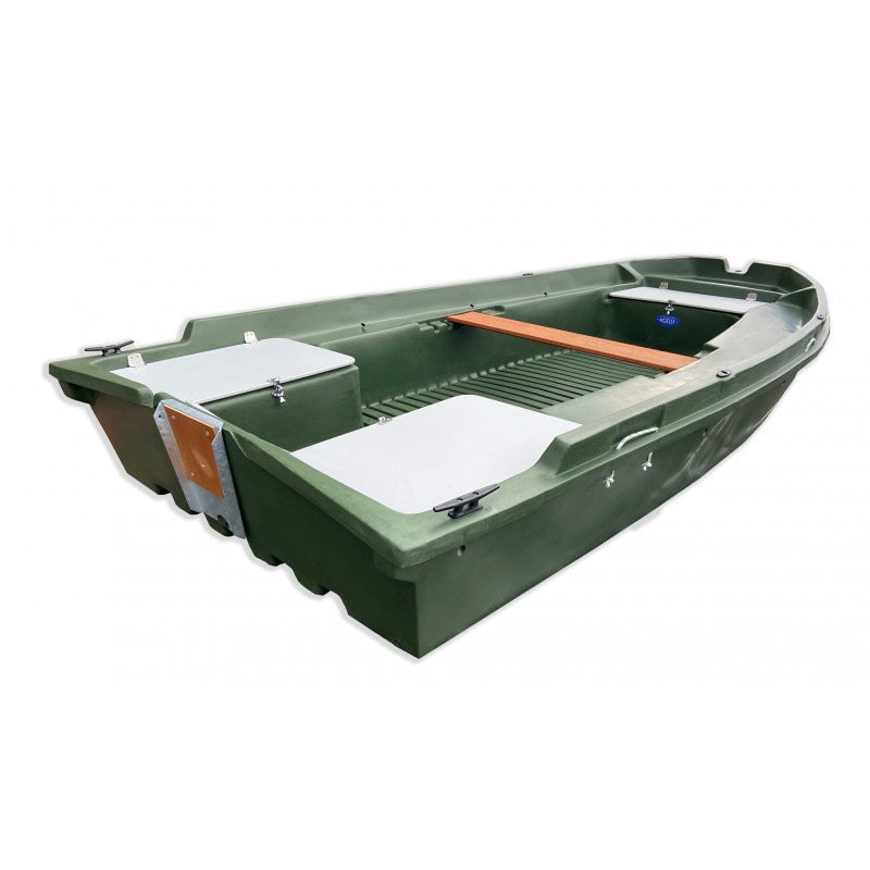 bateau AquaPêche 400 Rigiflex pêche léger vert noir
