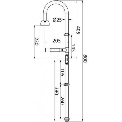 Echelles d'embarquement pliable en Acier Inoxydable