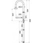 Echelles d'embarquement pliable en Acier Inoxydable