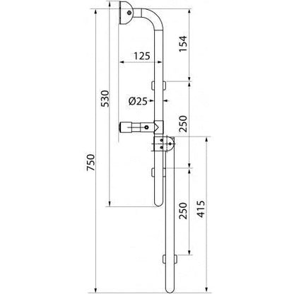 Echelles d'embarquement pliable en Acier Inoxydable et Teck