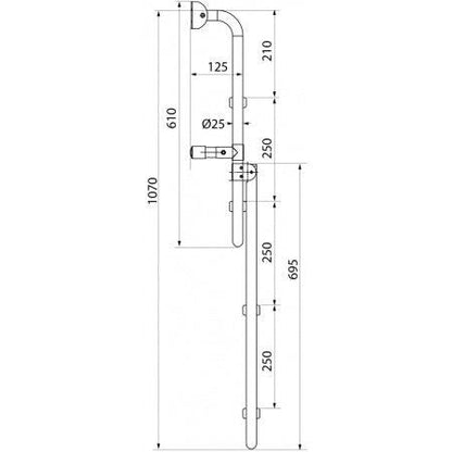 Echelles d'embarquement pliable en Acier Inoxydable et Teck