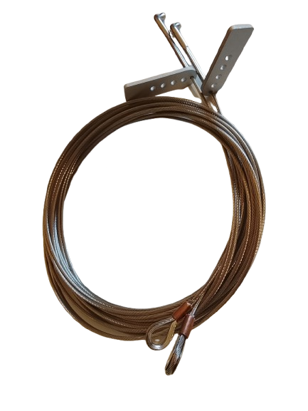 Câble 3mm hauban Embout en T 510cm