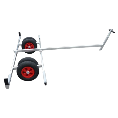 CHARIOT FIXE ALU DE MISE A L'EAU 4R+TIMON MODELE 1 | POUR CATAMARAN