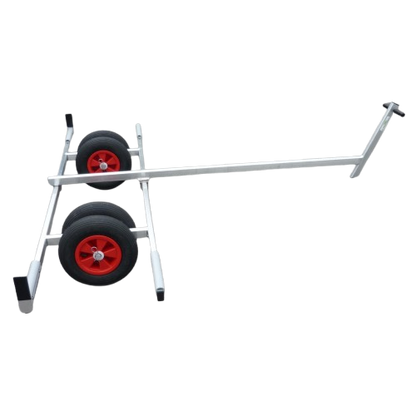 CHARIOT FIXE ALU DE MISE A L'EAU 4R+TIMON MODELE 1 | POUR CATAMARAN