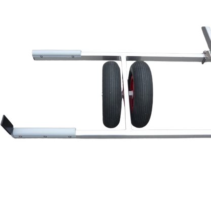CHARIOT FIXE ALU DE MISE A L'EAU 4R+TIMON MODELE 1 | POUR CATAMARAN