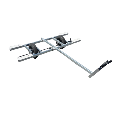 CHARIOT ALU 2 ROUES 400 PATINS BLANCS | POUR PETITS CATA 12FT