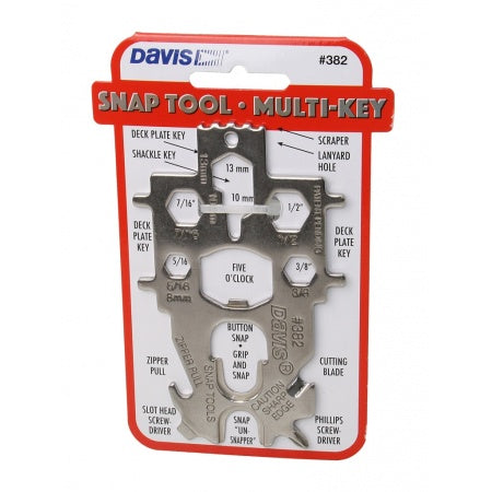 Outil multifonction Snap Tool Multikey en acier inoxydable