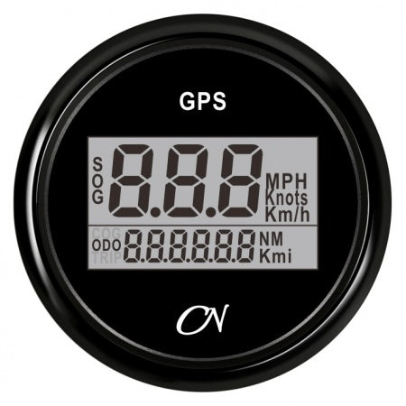 Afficheur GPS Tachymètre Compas Alarm 57mm CN Instruments - GPS-Tacho und Compass