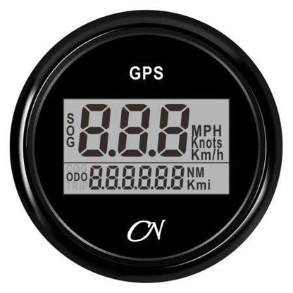 GPS Display Tachometer Compass Alarm 57mm CN Instruments - GPS-Tacho und Compass