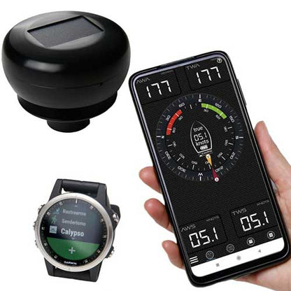 Girouette anémomètre ultrason sans fil solaire Calypso bateau