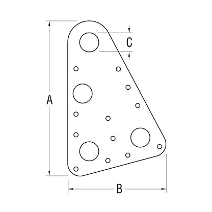 Ronstan_Paire_Plaques_de_tetiere_190mm_x_120mm