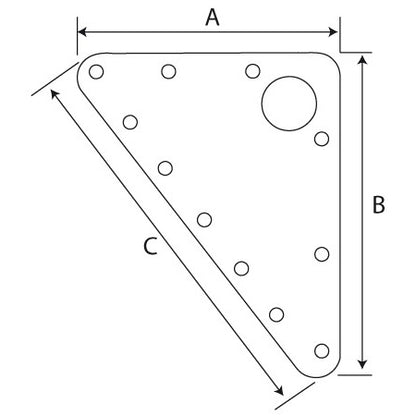Têtière aluminium RUTGERSON standard tête et point d’écoute