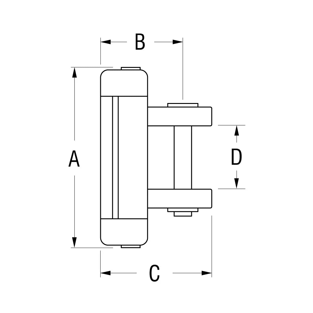 Chariot de ris 71mm x 47mm Ronstan S19