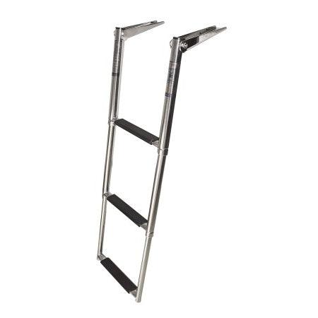 Échelle embarquement inox télescopique bateau marches antidérapantes